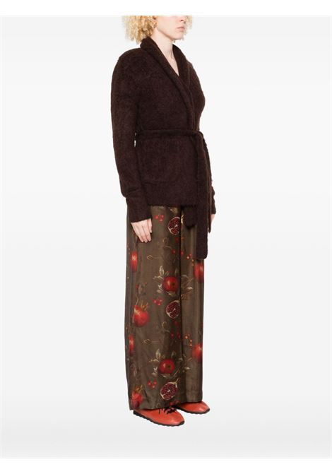 cardigan donna marrone scuro UMA WANG | UK7176UW690
